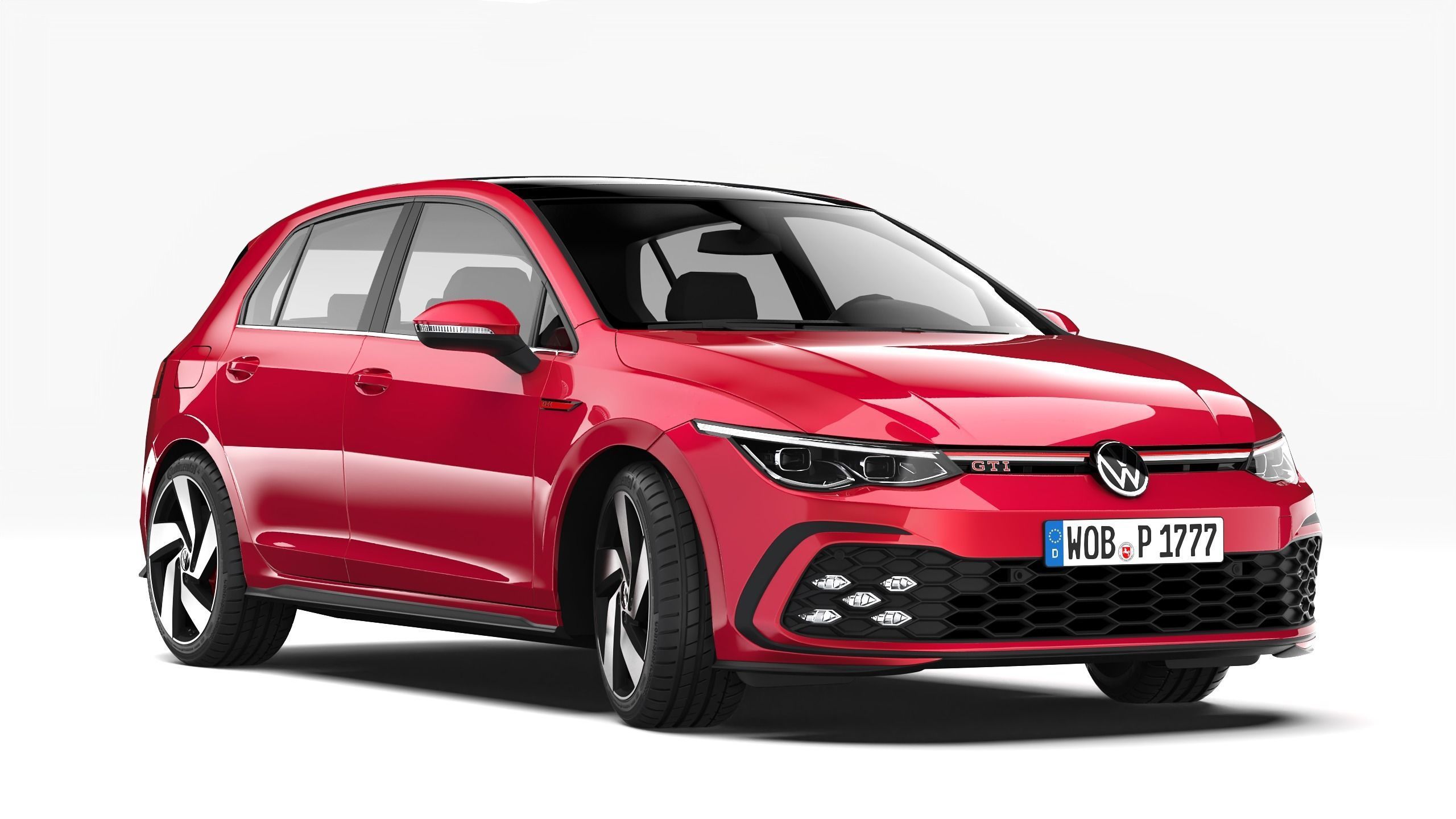 Volkswagen Golf GTI 2021 3D model_3