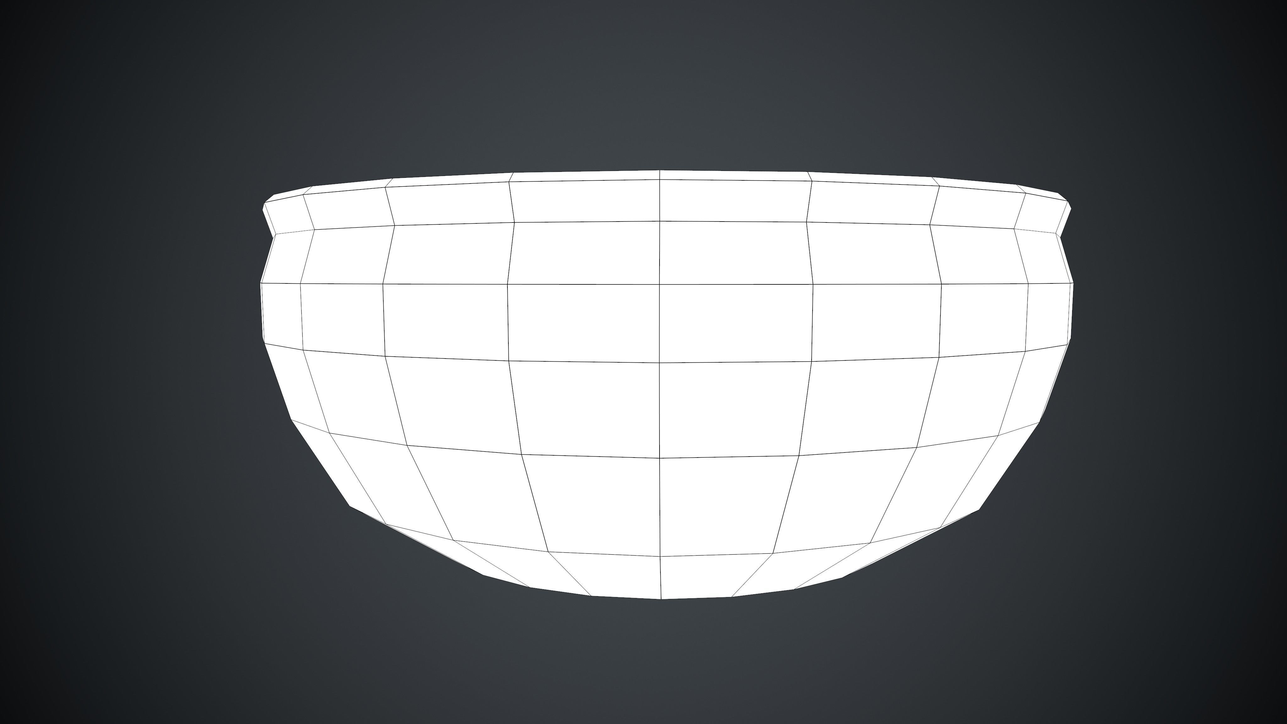 Vase Old Painted Low-poly 3D model_5