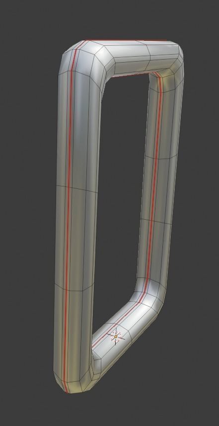 Plane Square Chain with PBR RustMetal BONUS Low-poly 3D model_45