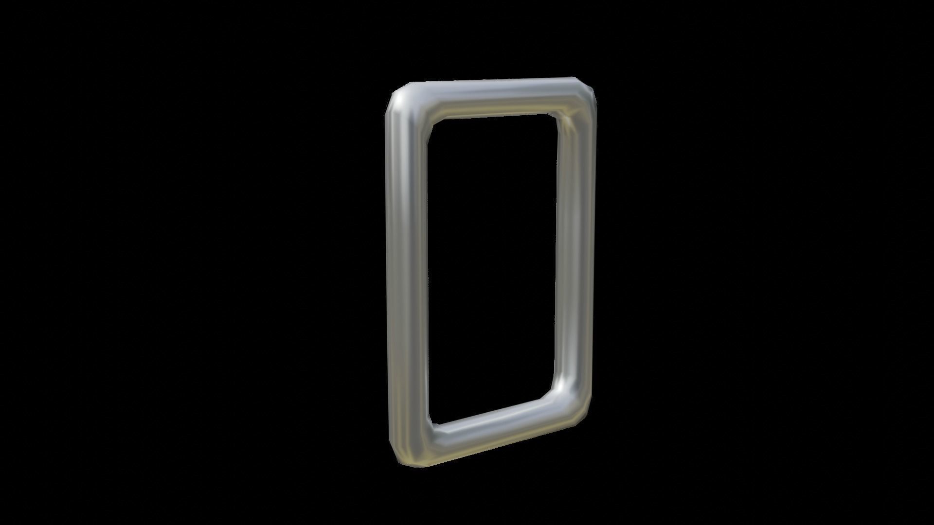 Plane Square Chain with PBR RustMetal BONUS Low-poly 3D model_25