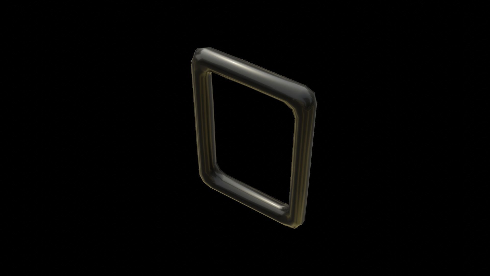 Plane Square Chain with PBR RustMetal BONUS Low-poly 3D model_39