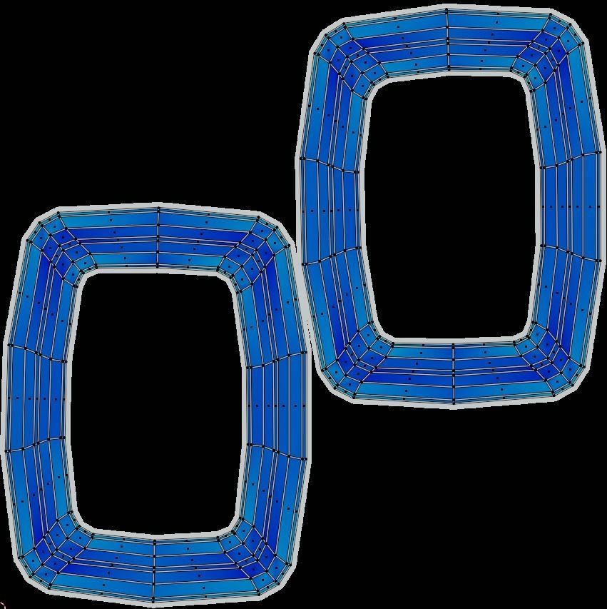 Plane Square Chain with PBR RustMetal BONUS Low-poly 3D model_50