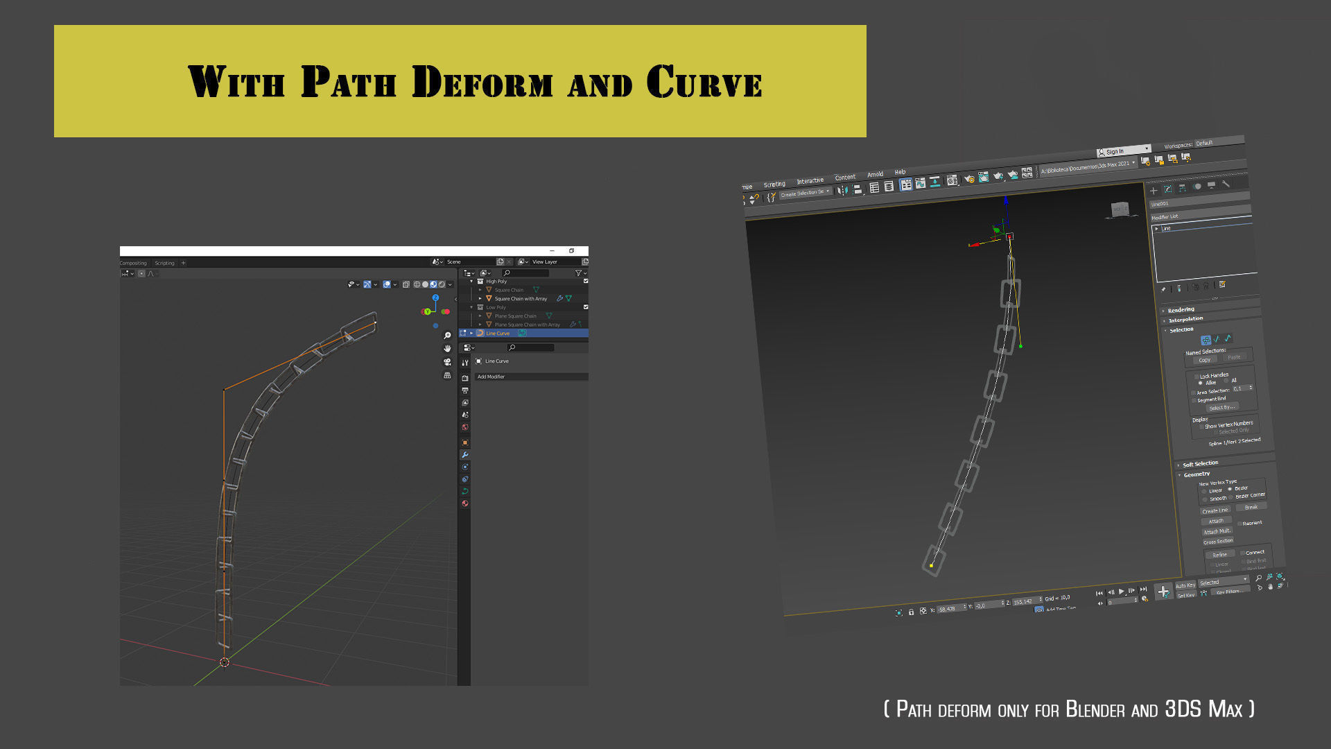 Plane Square Chain with PBR RustMetal BONUS Low-poly 3D model_2
