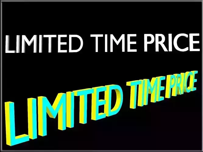  LIMITED TIME PRICE - A