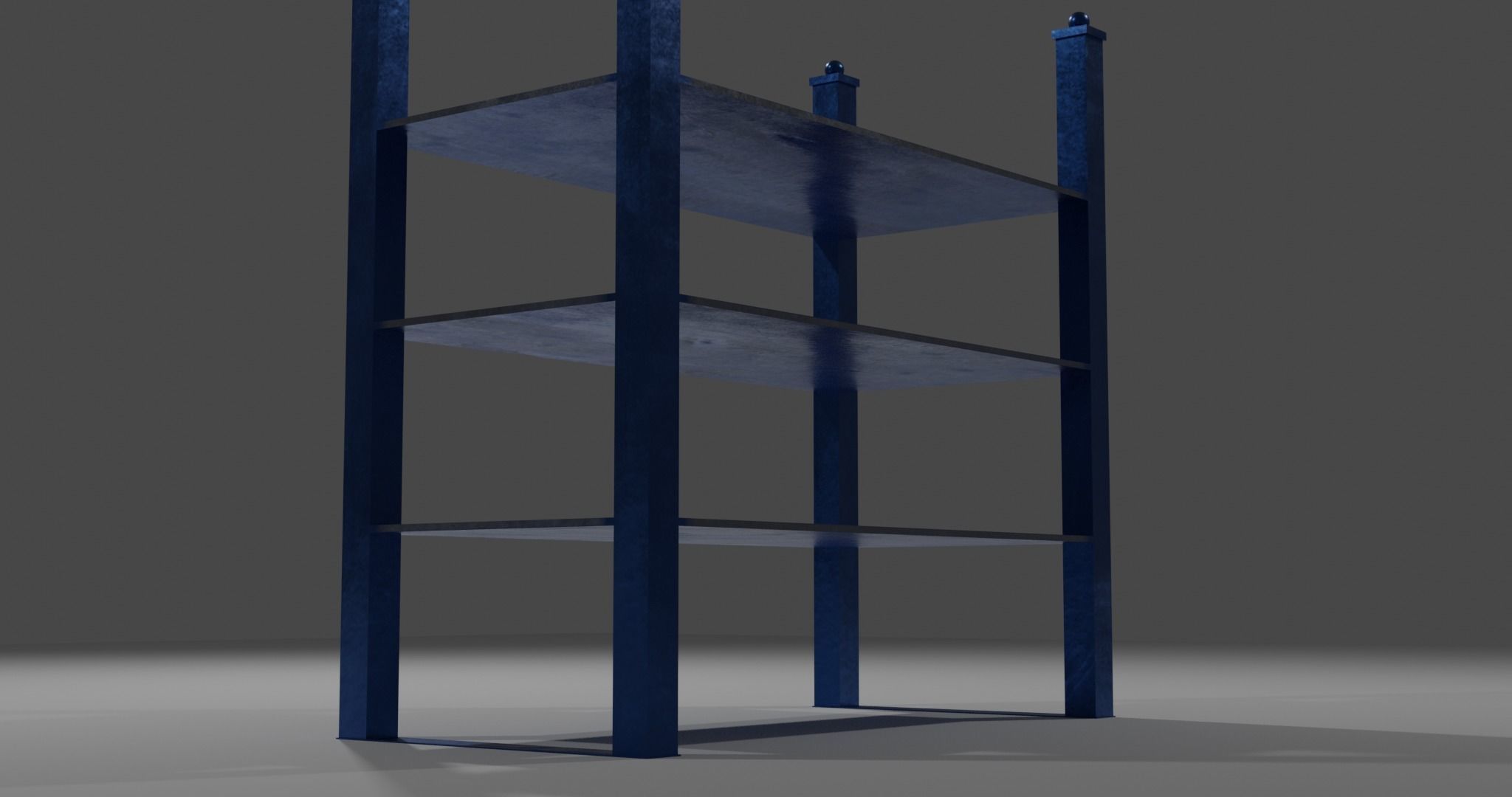 Shelf Cart 3D model_4