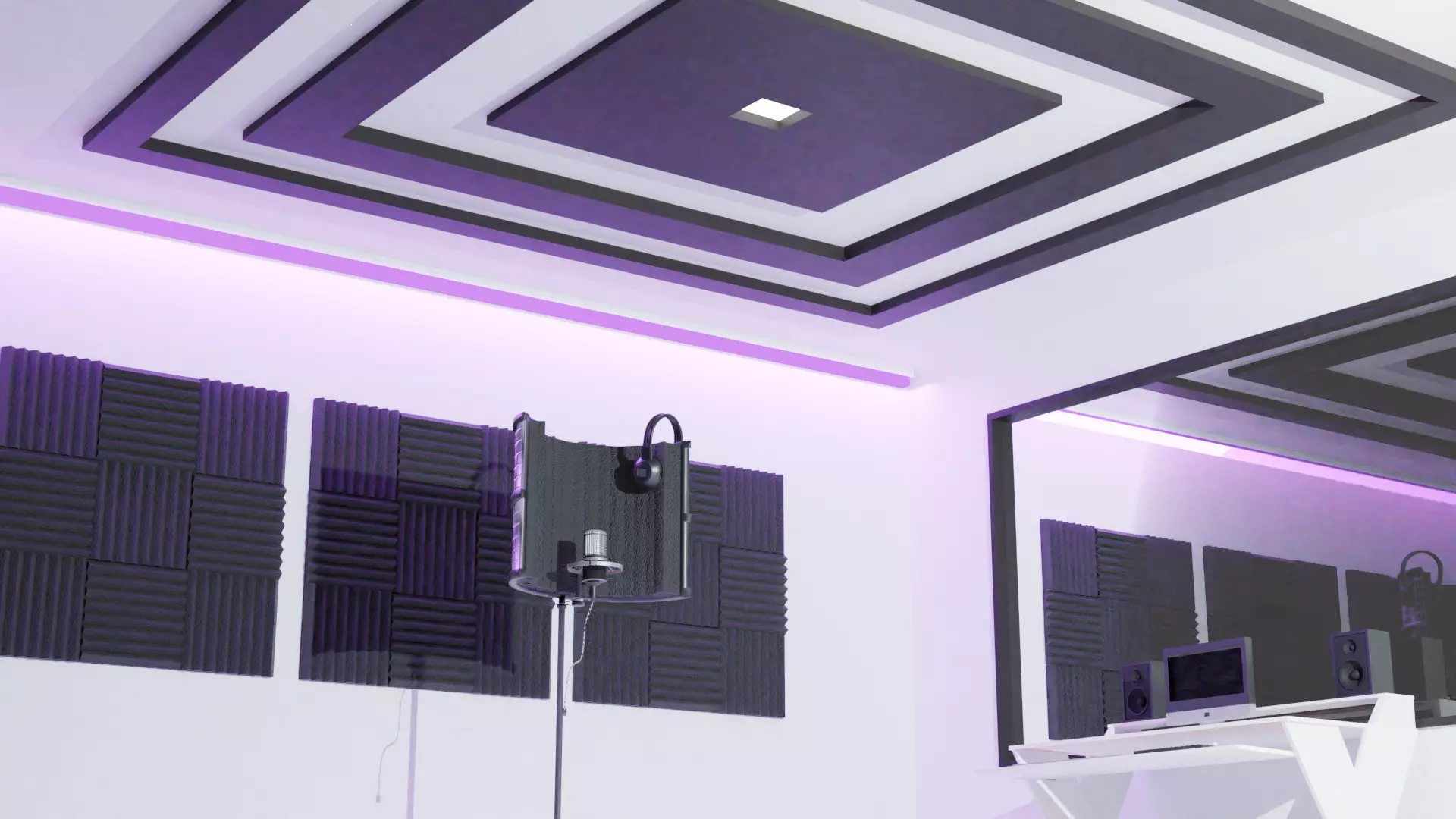 Recording Studio 3D model
