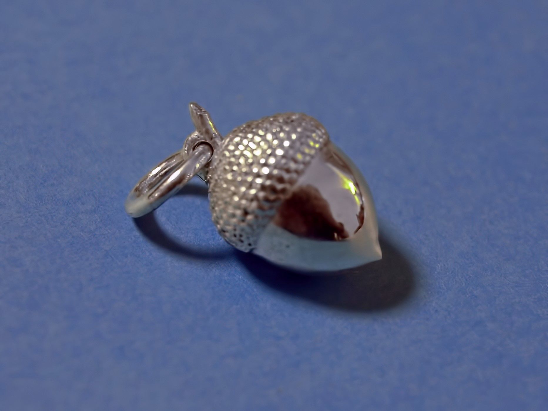 Acorn pendant or earrings 3D print model_1