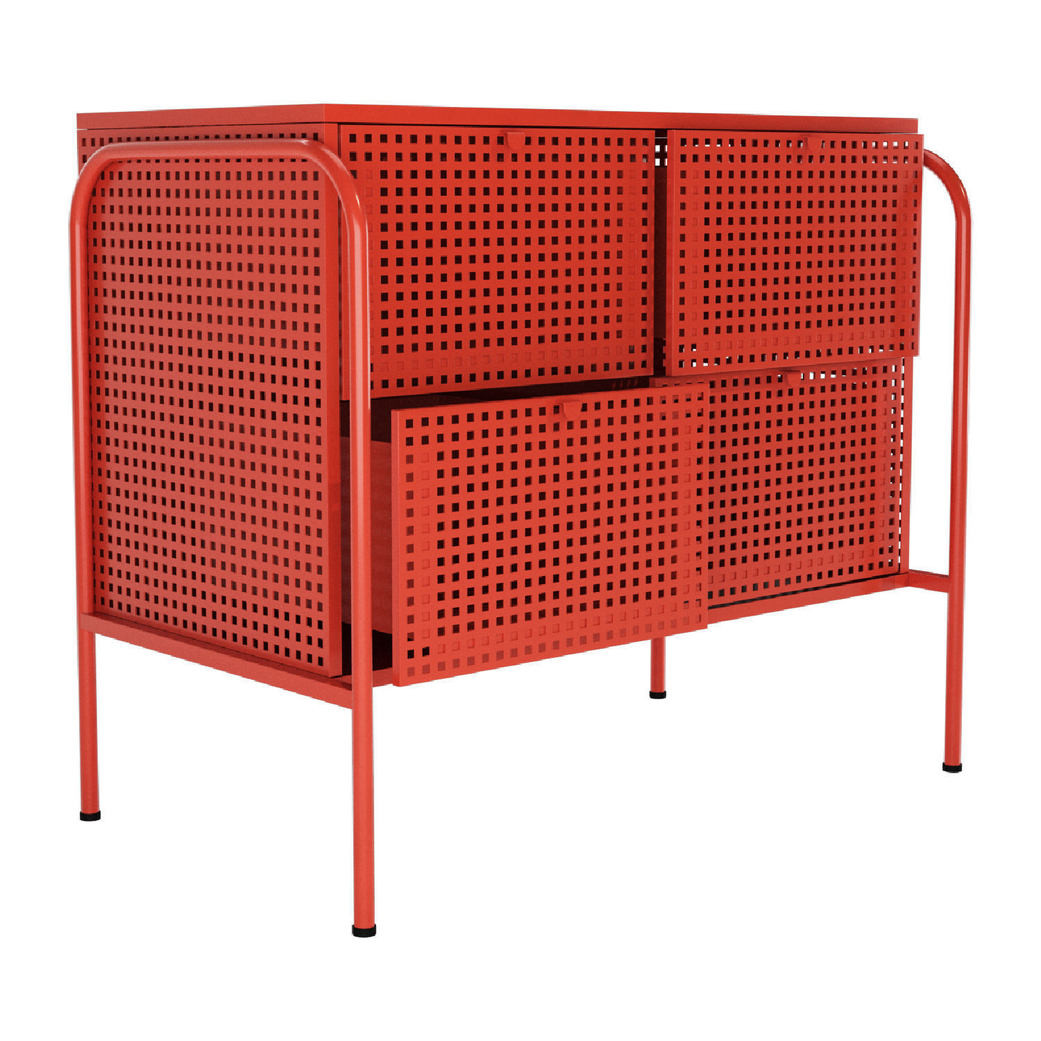 IKEA NIKKEBY Chest 4 Drawers 3D model_2