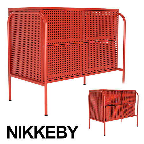IKEA NIKKEBY Chest 4 Drawers 3D model