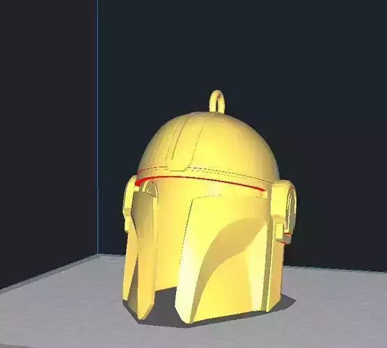 The Mandalorian 3D Helmet