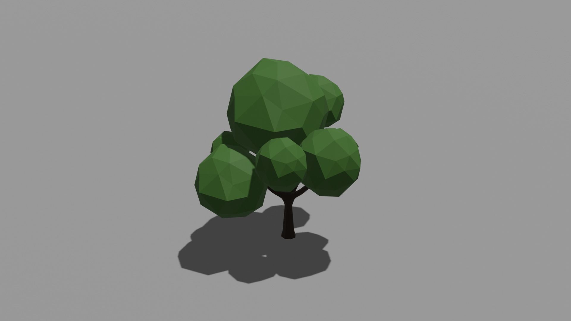 Low Poly Tree Low-poly 3D model_2