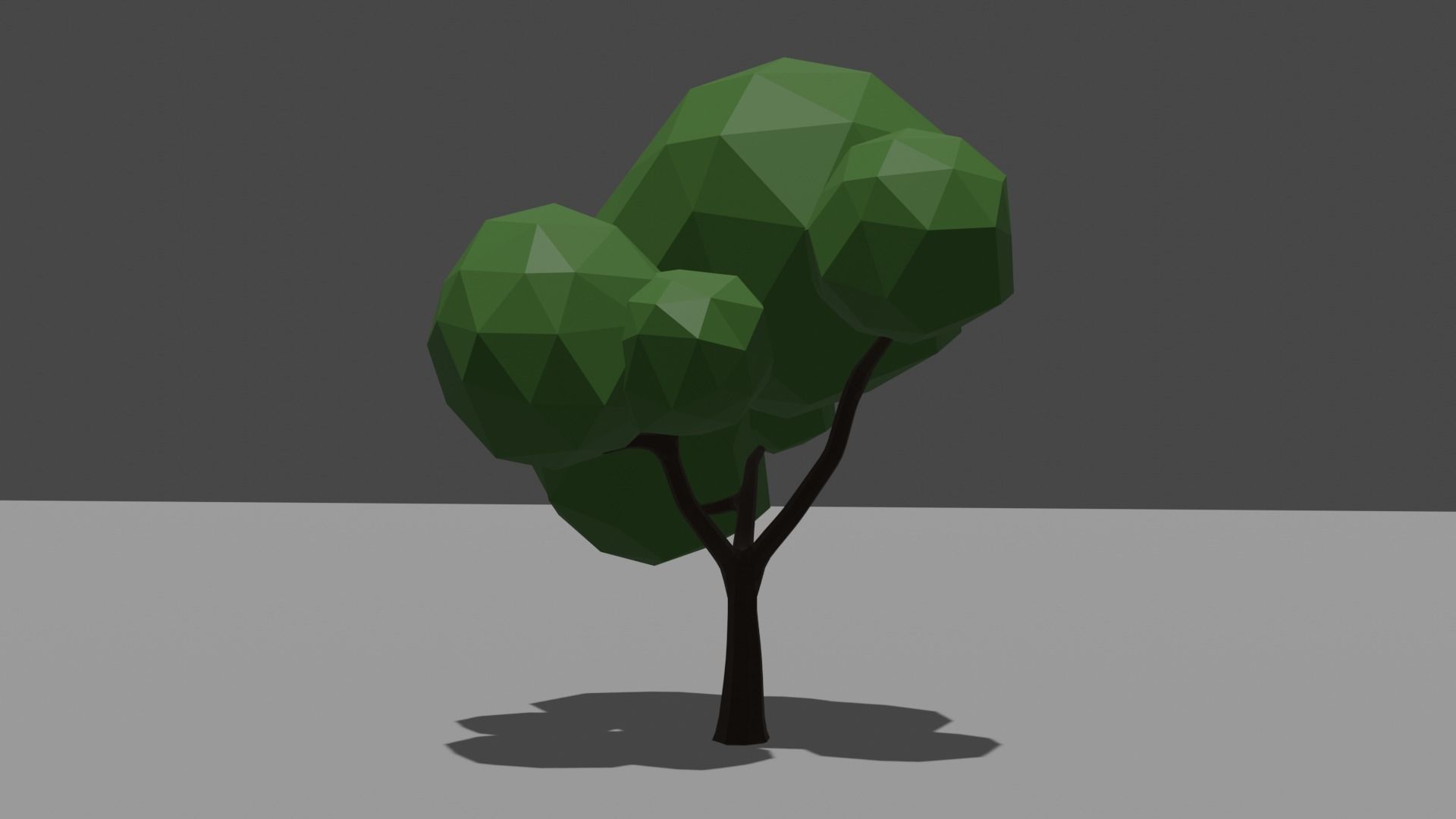Low Poly Tree Low-poly 3D model_7