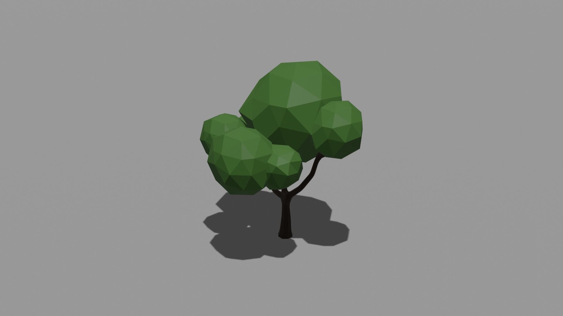Low Poly Tree Low-poly 3D model_3