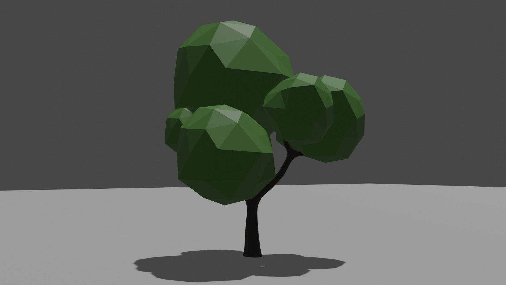 Low Poly Tree Low-poly 3D model_6