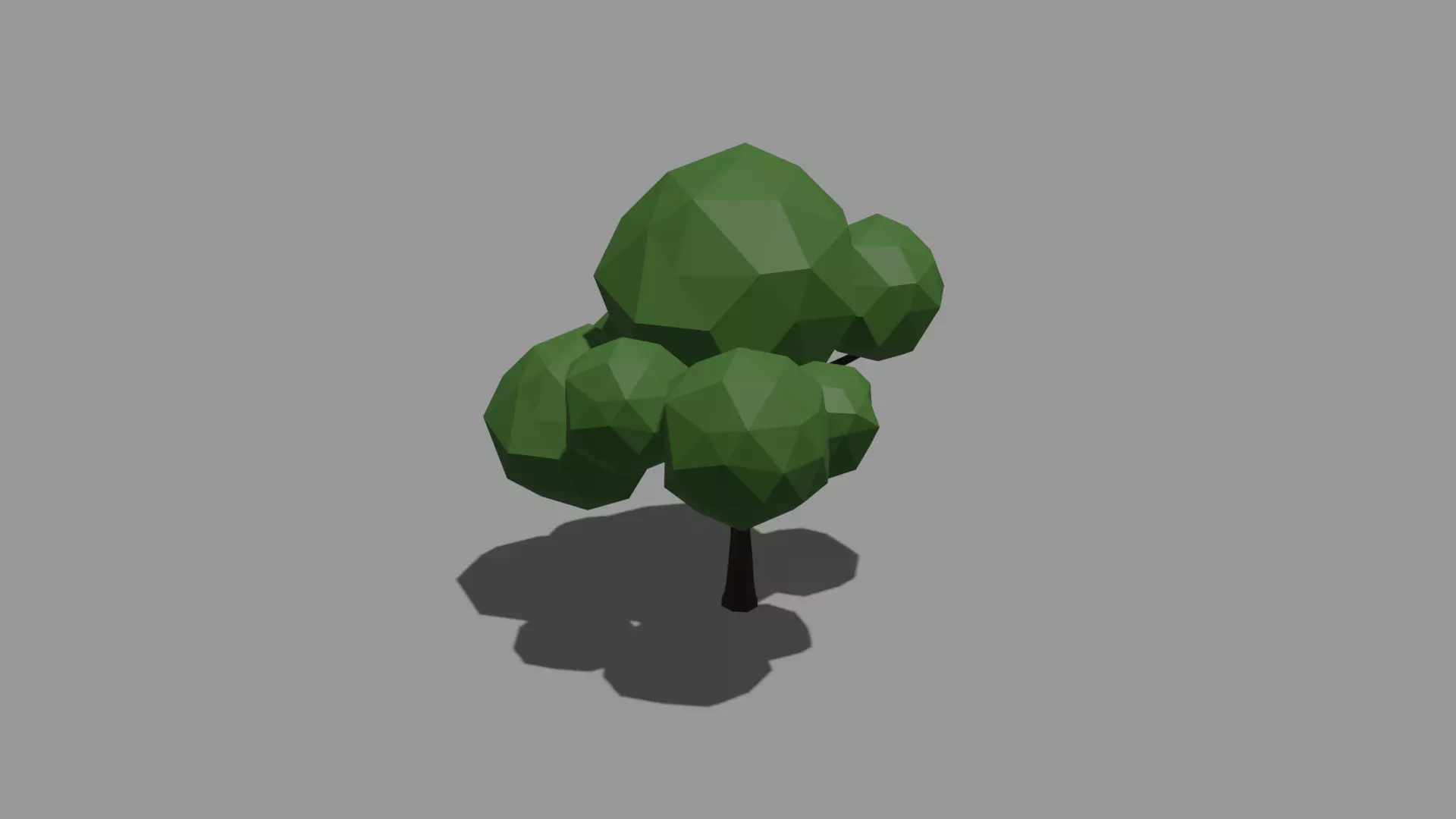 Low Poly Tree Low-poly 3D model_0