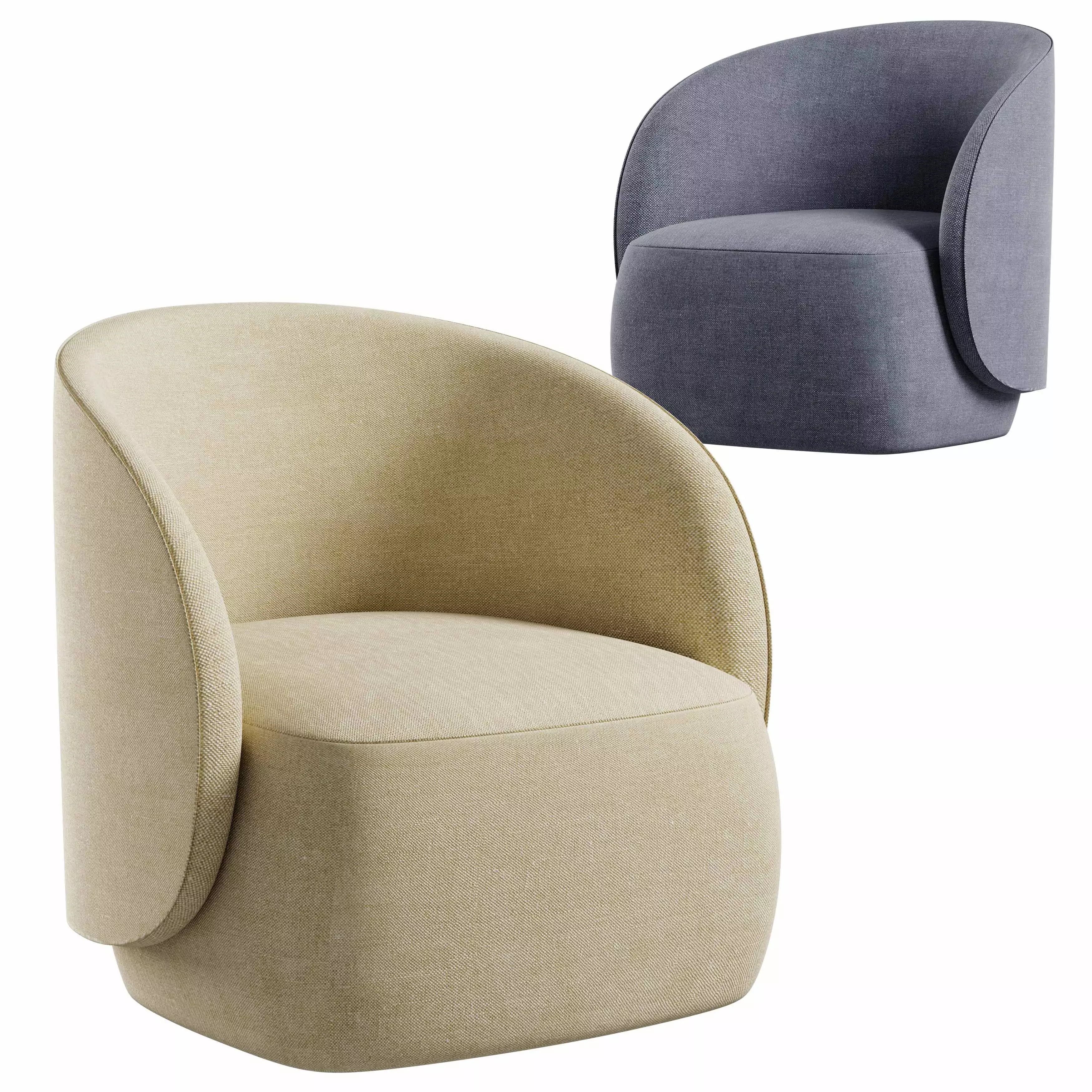 Hull Armchair ERSA 3D model