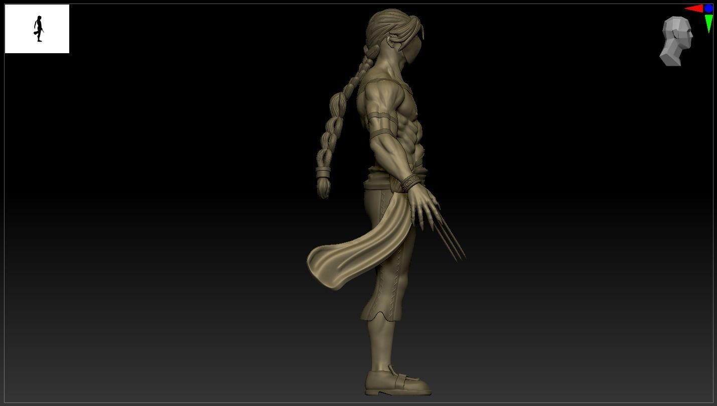 Vega or Balrog Sculpture from Street Fighter 3D print model_29