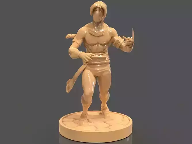 Vega or Balrog Sculpture from Street Fighter