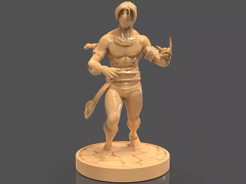 Vega or Balrog Sculpture from Street Fighter 3D print model_0