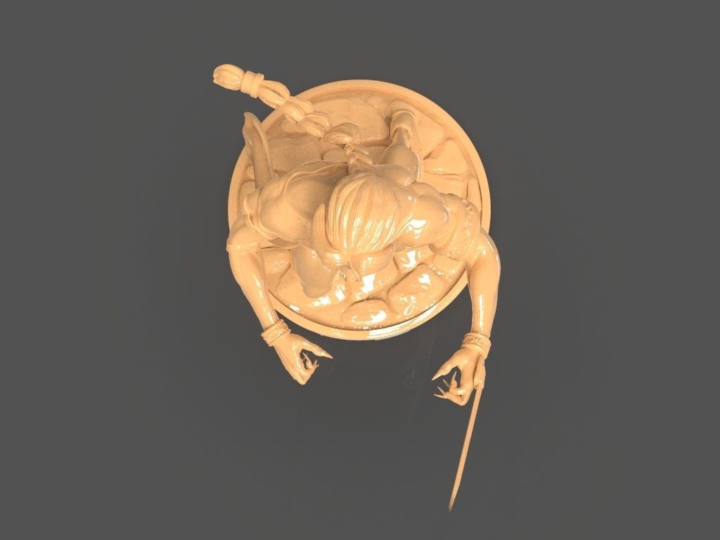 Vega or Balrog Sculpture from Street Fighter 3D print model_9