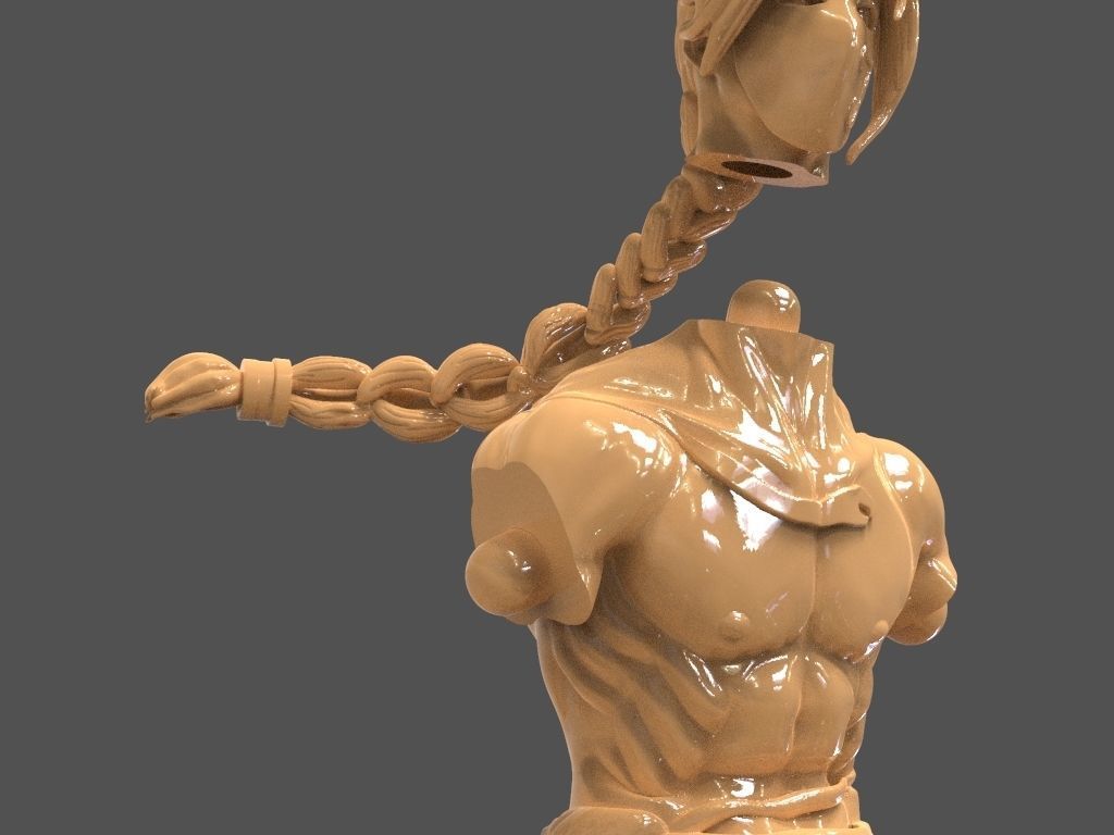 Vega or Balrog Sculpture from Street Fighter 3D print model_20