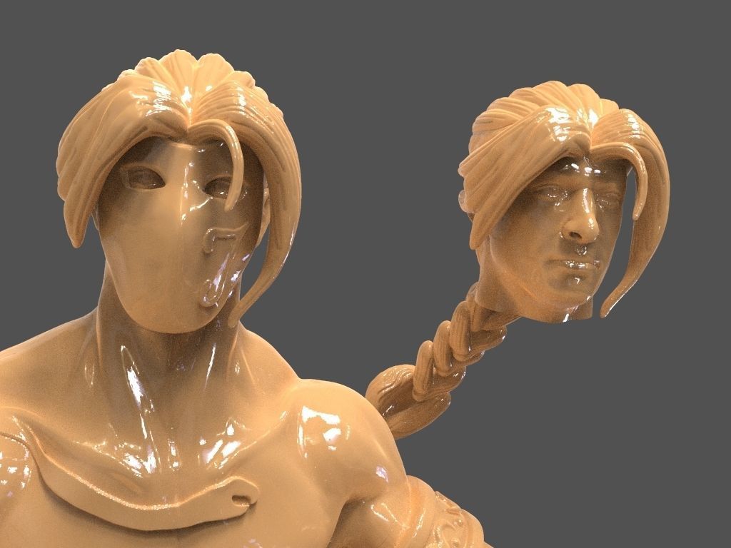 Vega or Balrog Sculpture from Street Fighter 3D print model_10