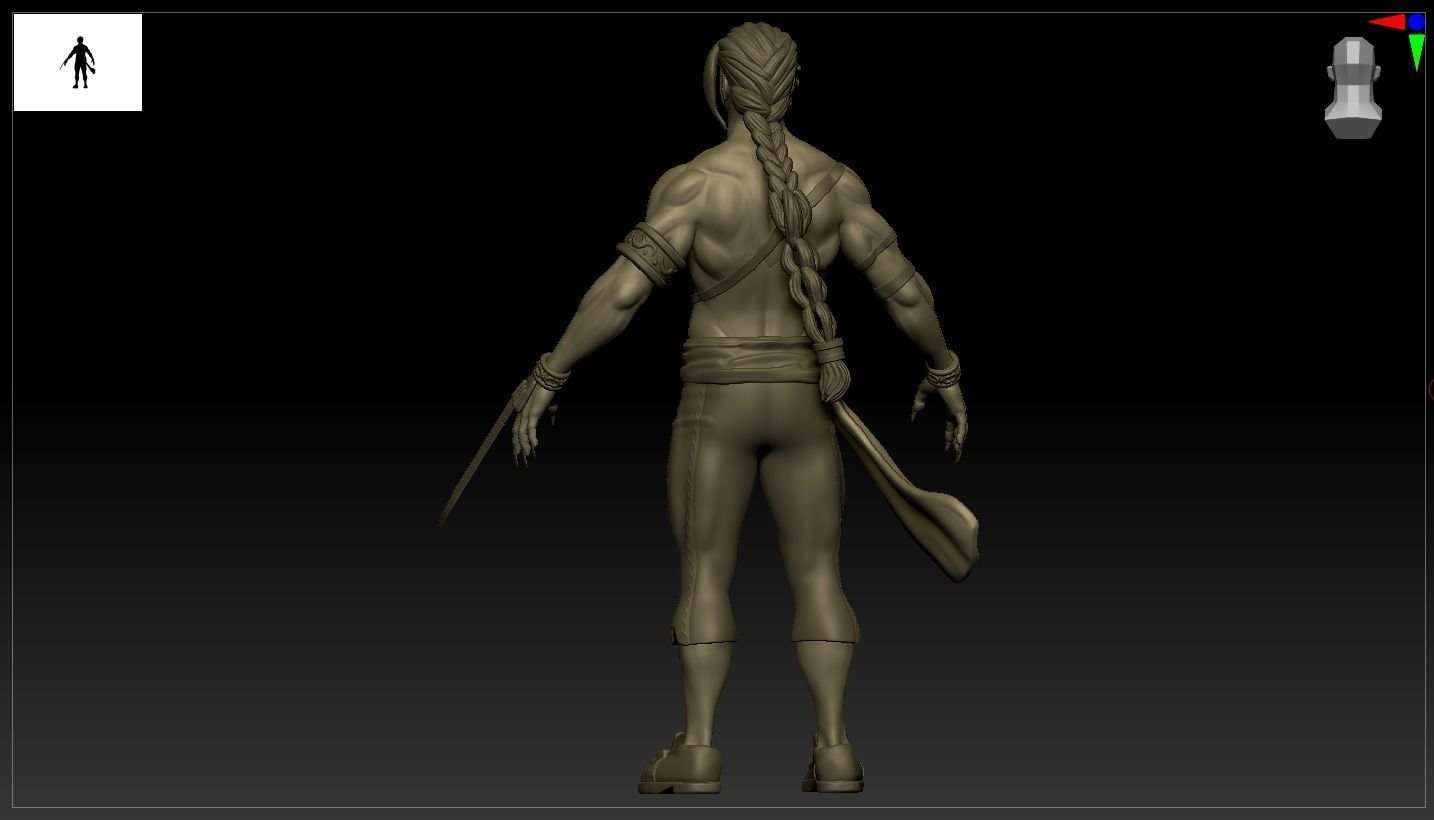 Vega or Balrog Sculpture from Street Fighter 3D print model_26