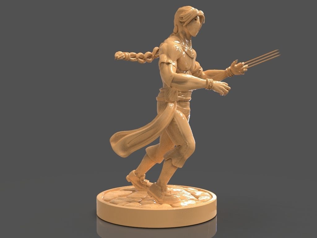 Vega or Balrog Sculpture from Street Fighter 3D print model_6