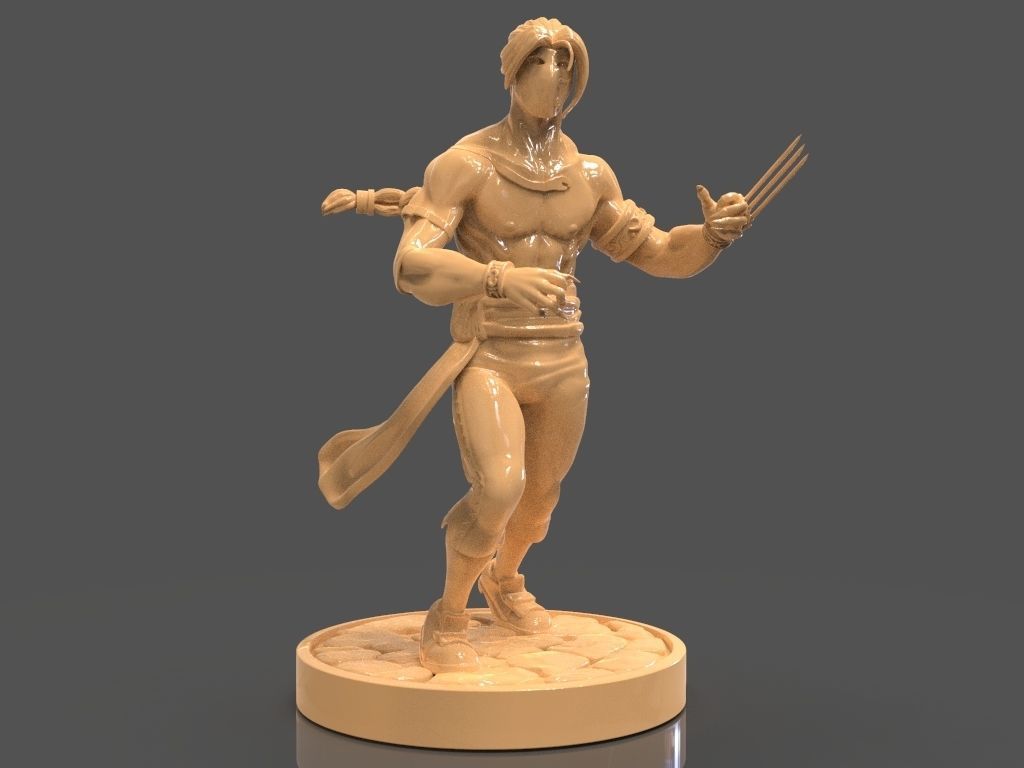 Vega or Balrog Sculpture from Street Fighter 3D print model_7