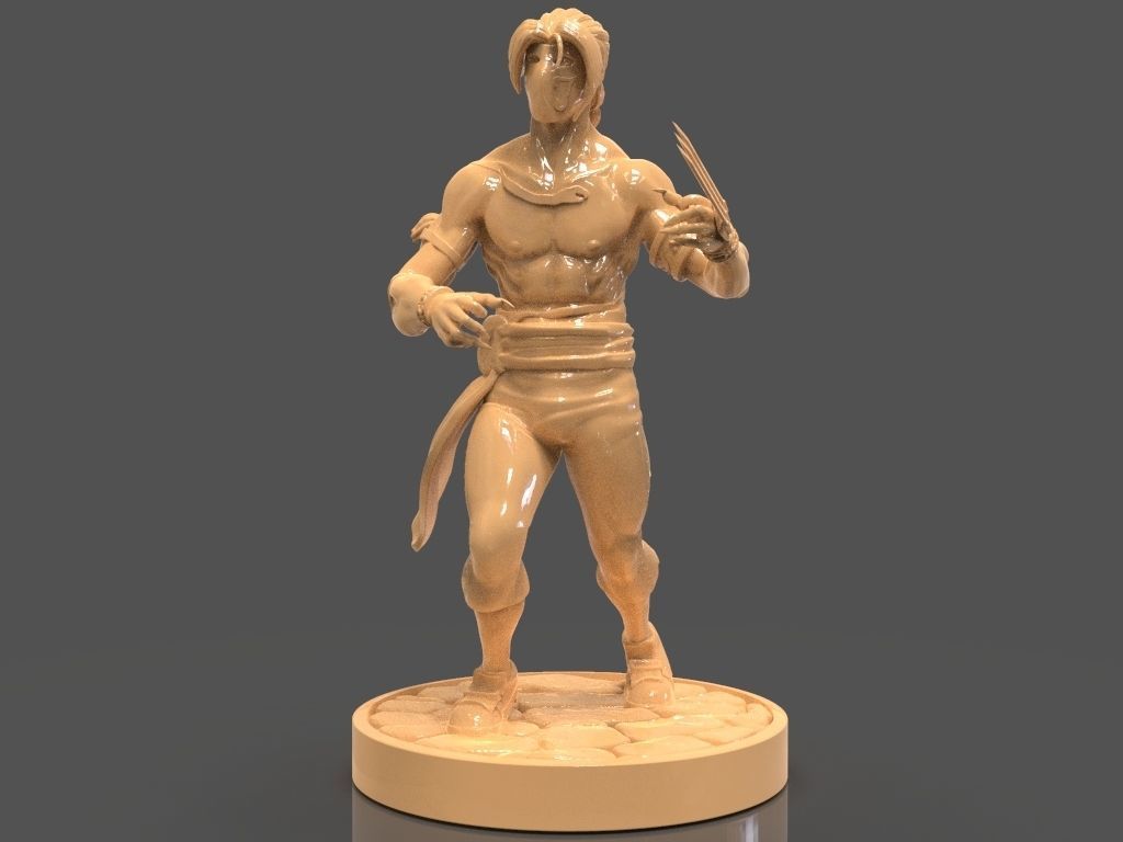 Vega or Balrog Sculpture from Street Fighter 3D print model_8