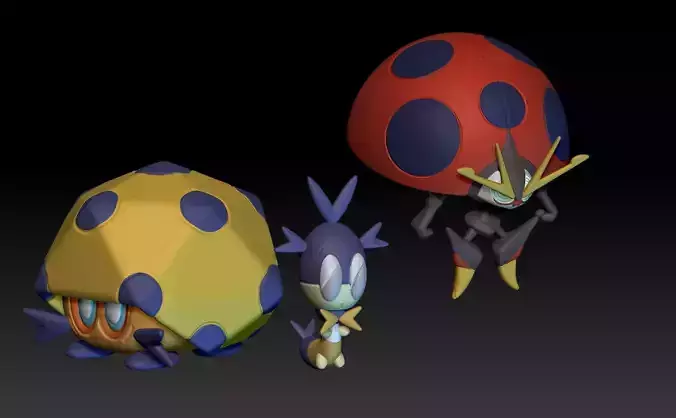 Pokemon Blipbug Dottler Orbeetle