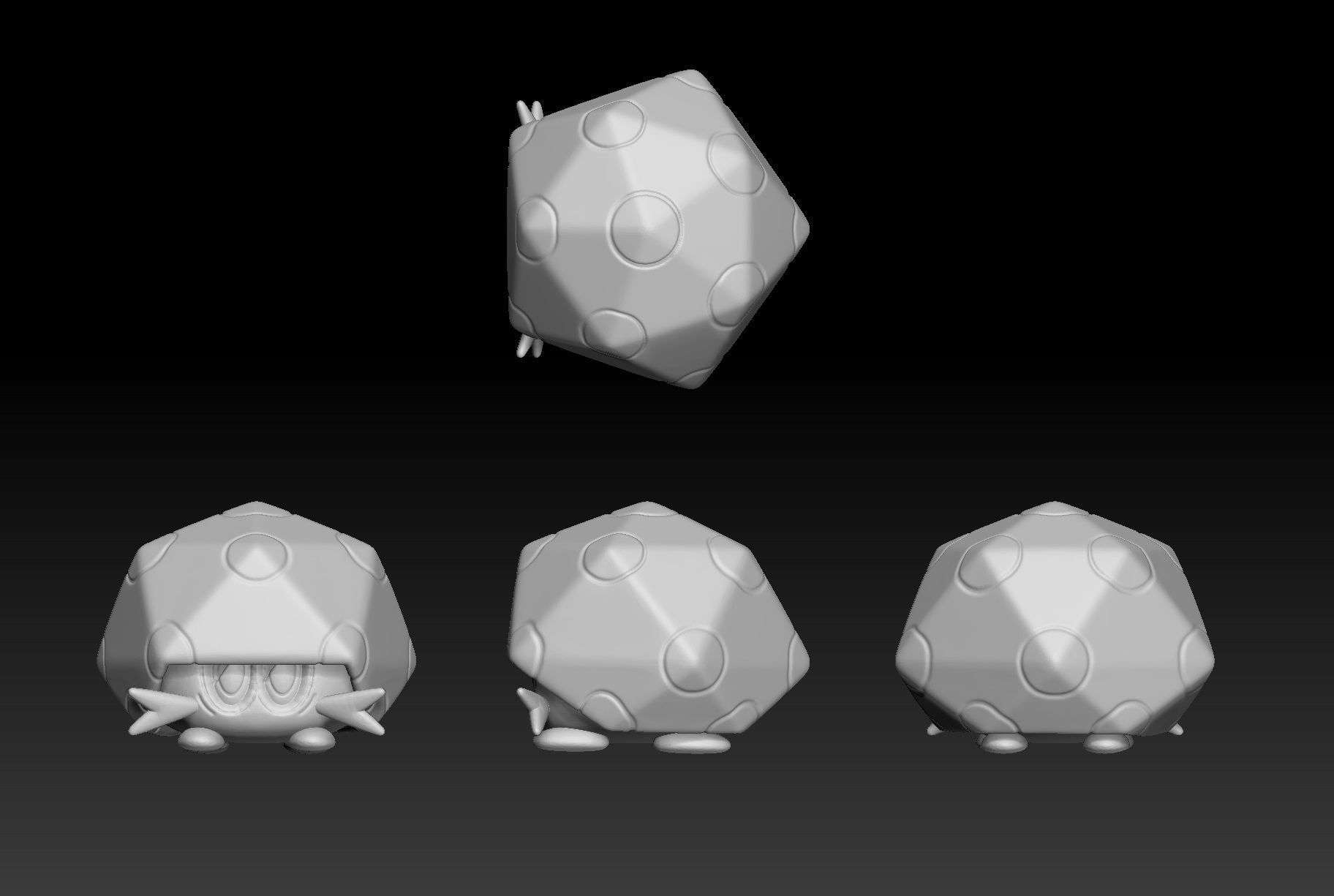 Pokemon Blipbug Dottler Orbeetle 3D print model_2