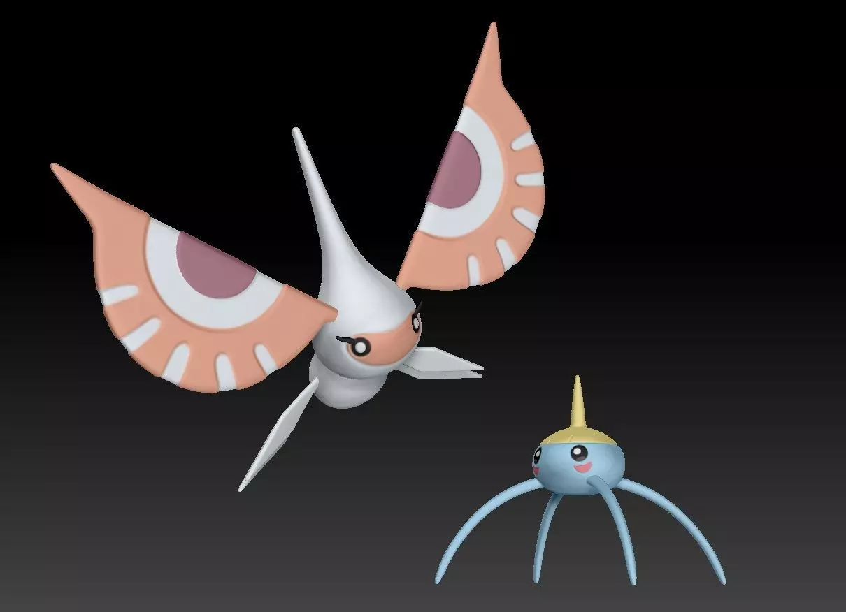 Pokemon Surskit Masquerain 3D print model_0