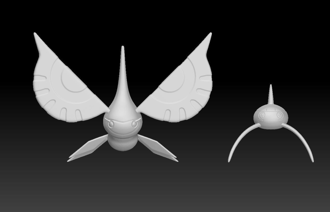 Pokemon Surskit Masquerain 3D print model_1