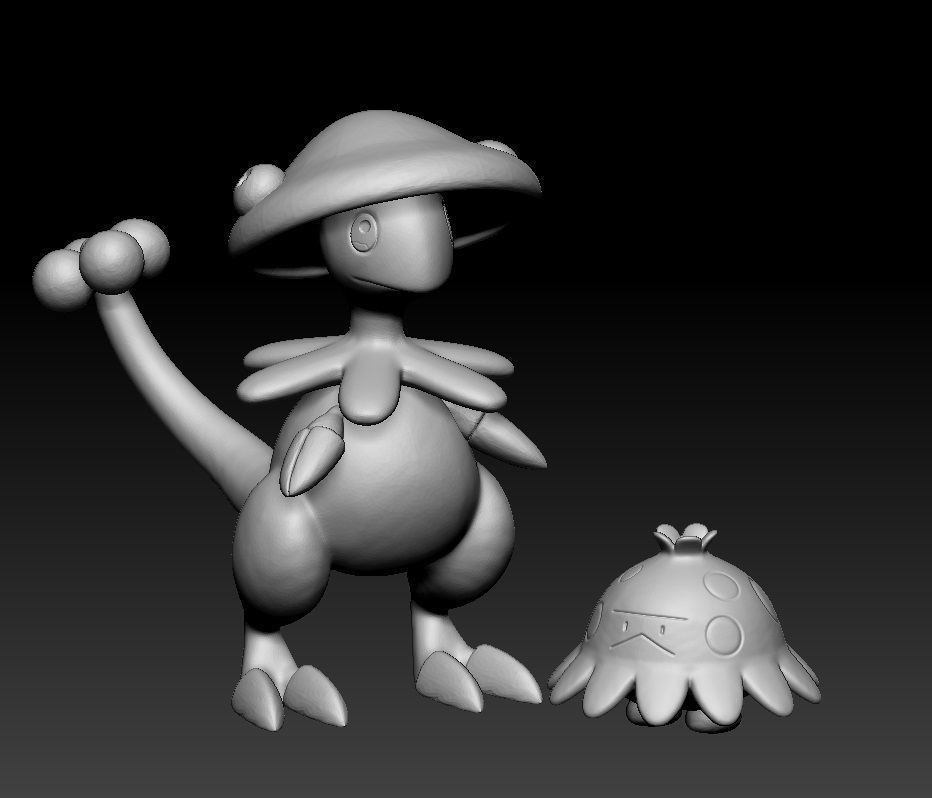 Pokemon Shroomish Breloom 3D print model_3