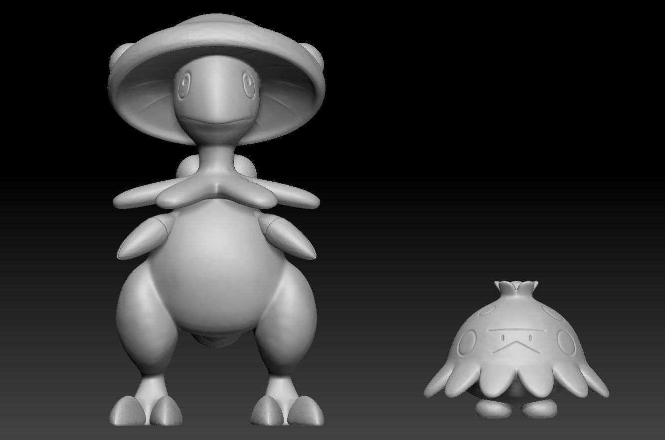 Pokemon Shroomish Breloom 3D print model_1