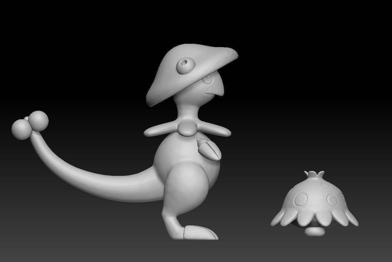 Pokemon Shroomish Breloom 3D print model_2