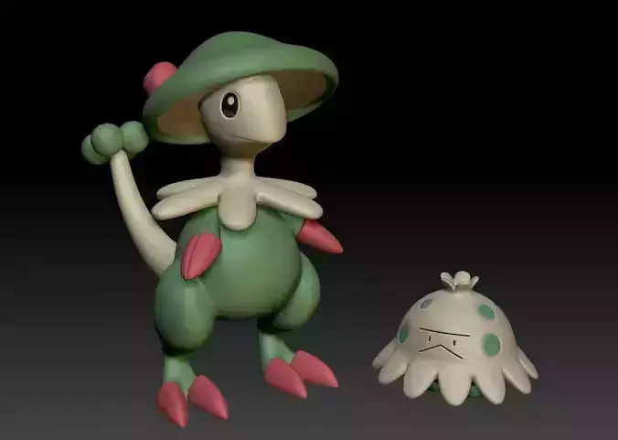 Pokemon Shroomish Breloom 3D print model