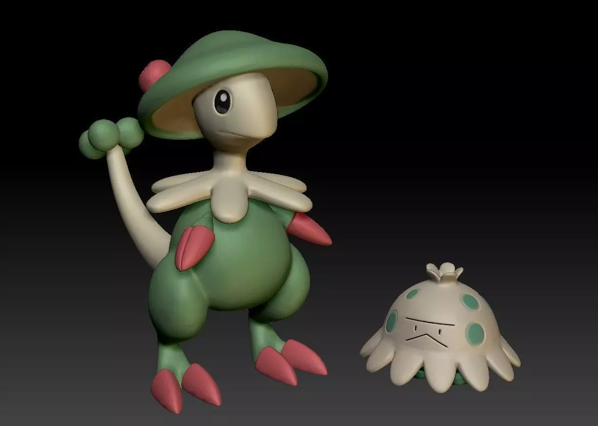 Pokemon Shroomish Breloom 3D print model_0