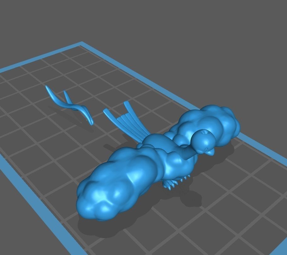 Pokemon Swablu Altaria Mega Evolution 3D print model_3