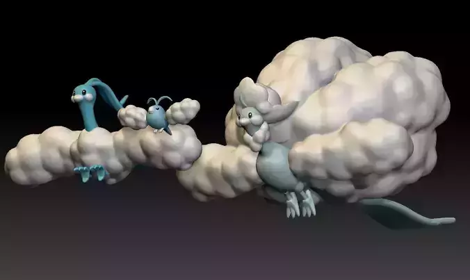 Pokemon Swablu Altaria Mega Evolution
