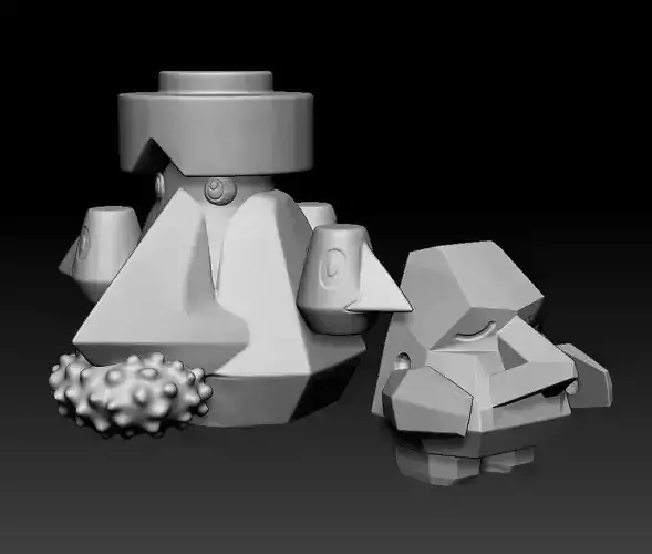 Pokemon Nosepass Probopass 3D print model