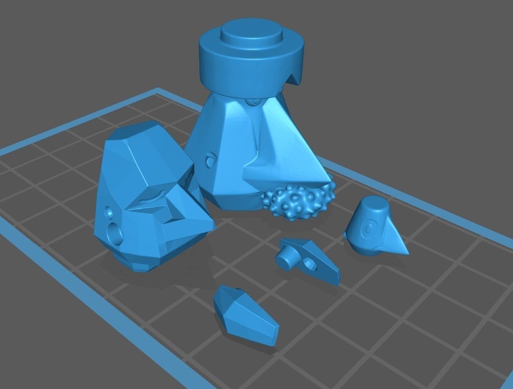 Pokemon Nosepass Probopass 3D print model_1