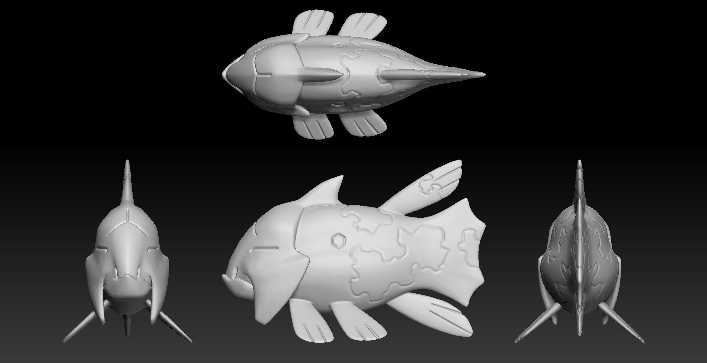 Pokemon Relicanth 3D print model_1