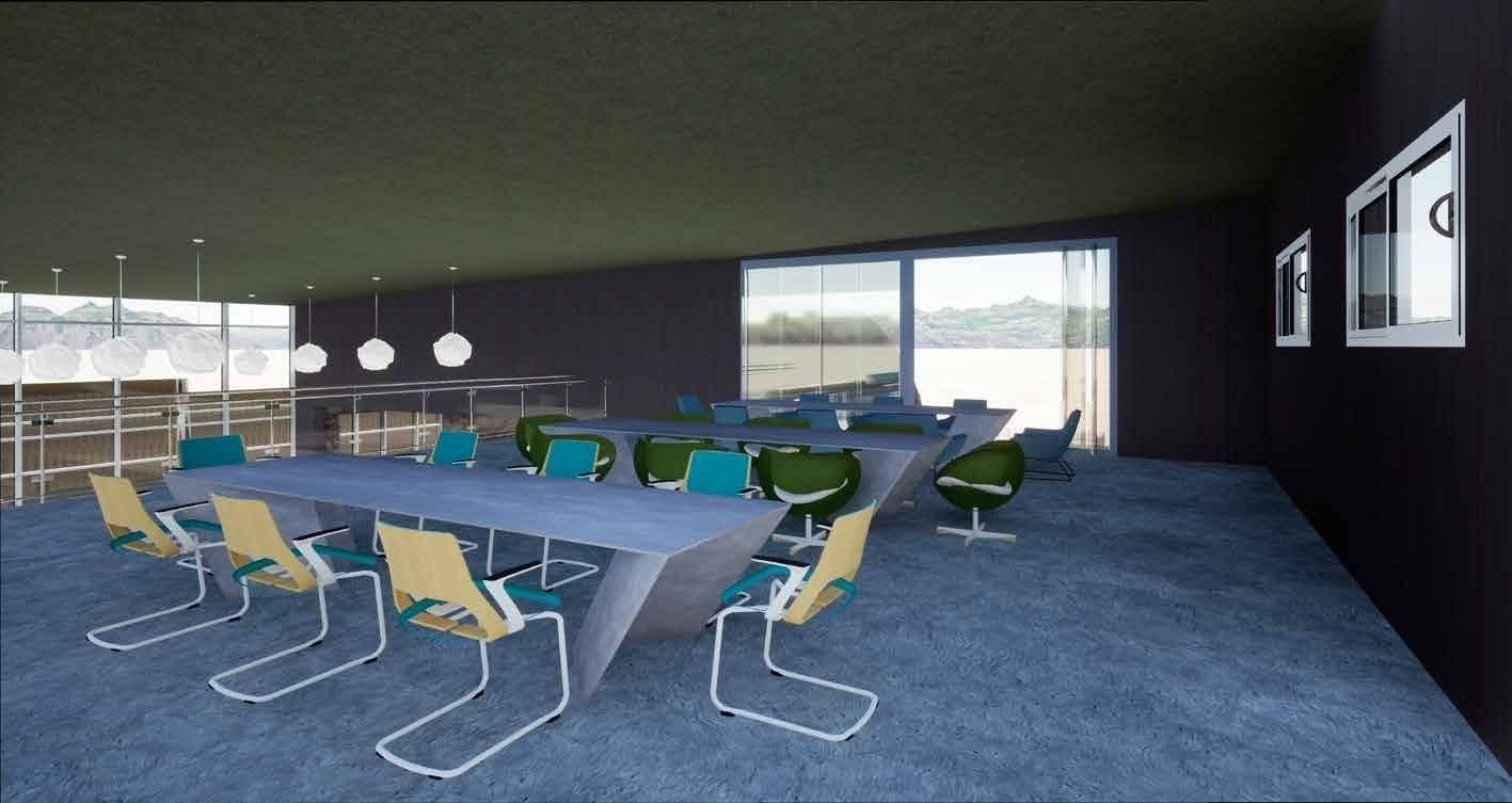 restaurant mirador Low-poly 3D model_3