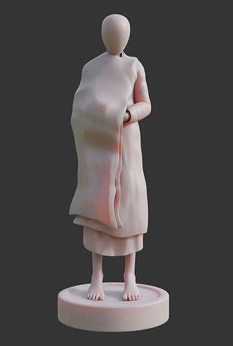Buddhist Monk 3D print model
