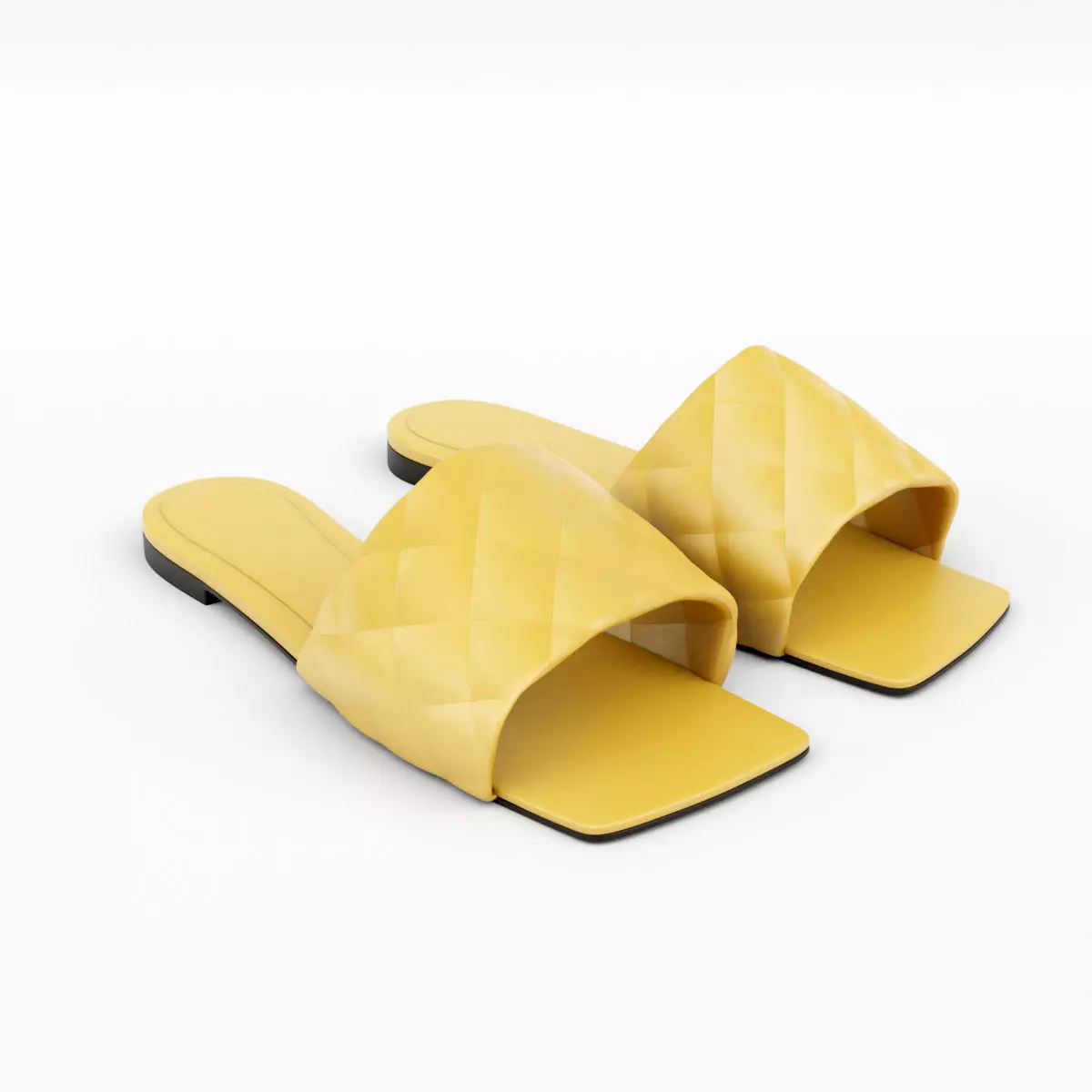 BV Flat Sandals 3D model_0