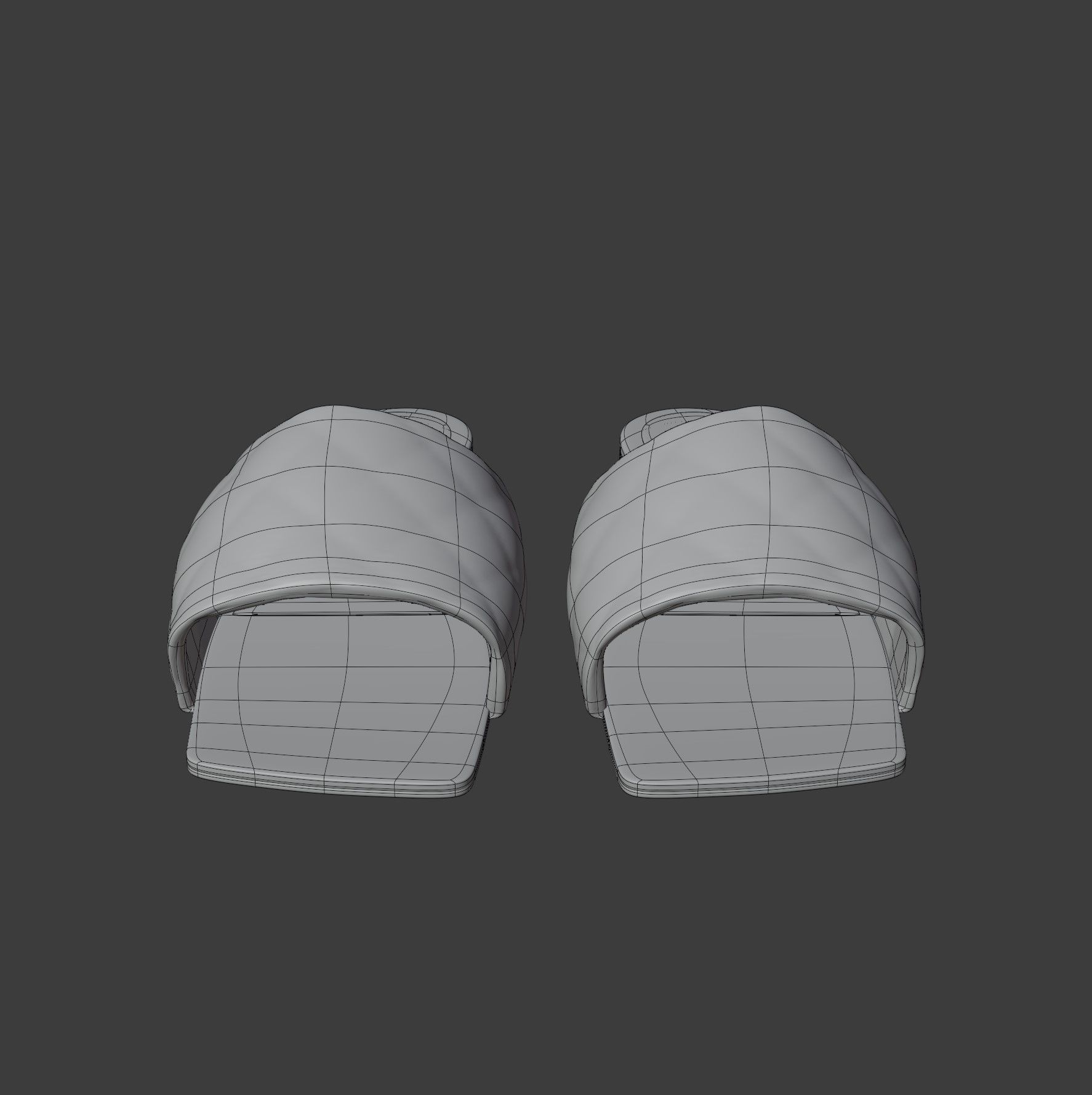 BV Flat Sandals 3D model_15