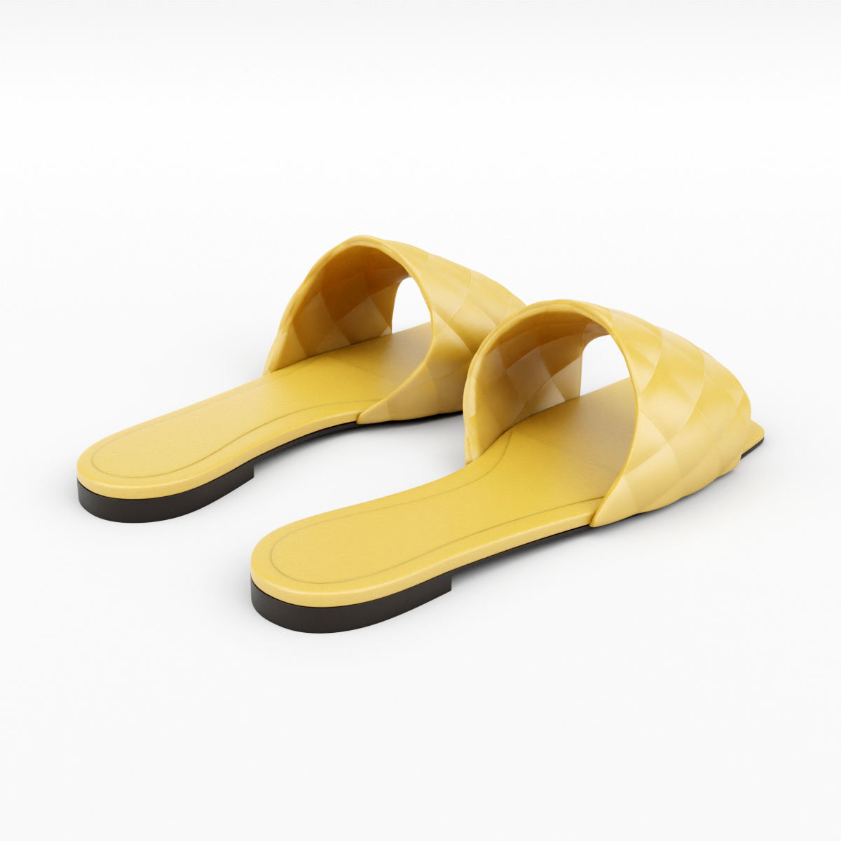BV Flat Sandals 3D model_2