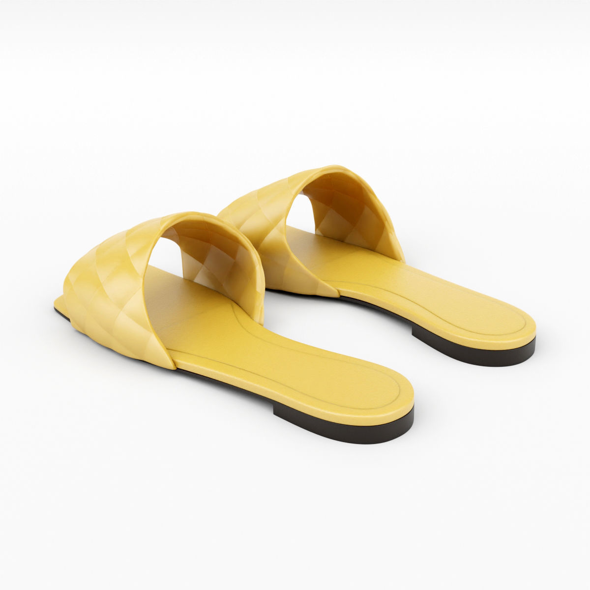 BV Flat Sandals 3D model_4